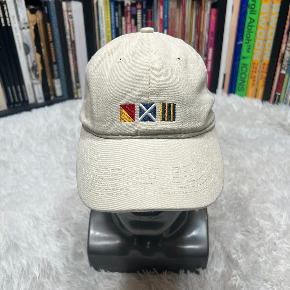 FREE PEOPLE NAUTICAL SYMBOLS ANTHROPOLOGIE STRAPBACK CAP
